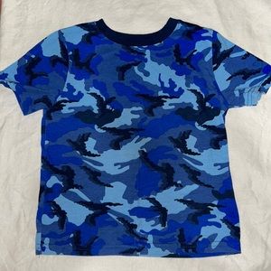 Toddler/Kids Blue Camo Shirt